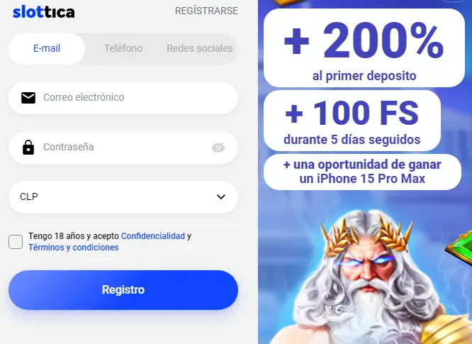 slottica casino iniciar sesión